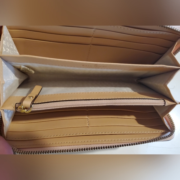 Kate Spade Southport Avenue Jenny Pink Pebbled Leather Shoulder Bag and wallet - Picture 12 of 13